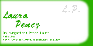 laura pencz business card